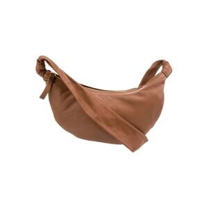 NWOT Cleobella Dylan Crossbody Bag Top Zip Beige Tan Brown Soft Sheep Le…
